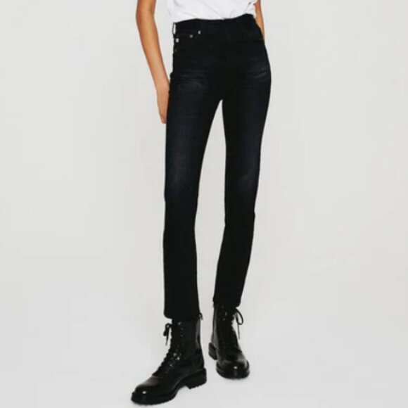 New AG Alexxis Slim High-Rise Vintage Straight Jeans in 2 Years Dropout size 25 - Picture 1 of 16